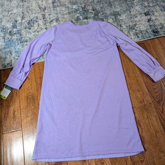 Disney Lilo & Stitch Angel Long Sleeve 100% Polyester Nightgown Size 10-12 NWT - Picture 6 of 6